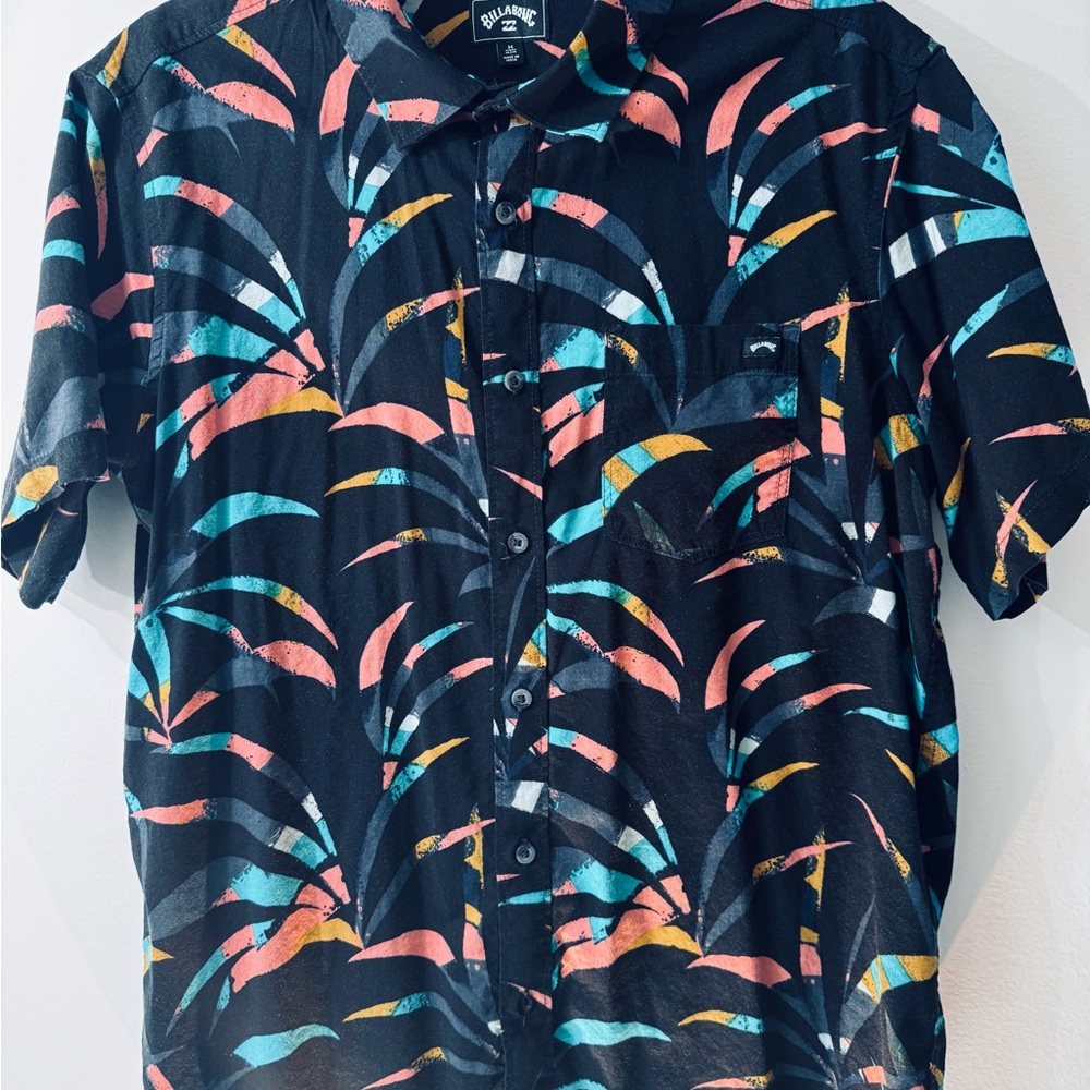 Billabong Tropical Vibes Black Shirt